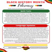 Black History Month 2026